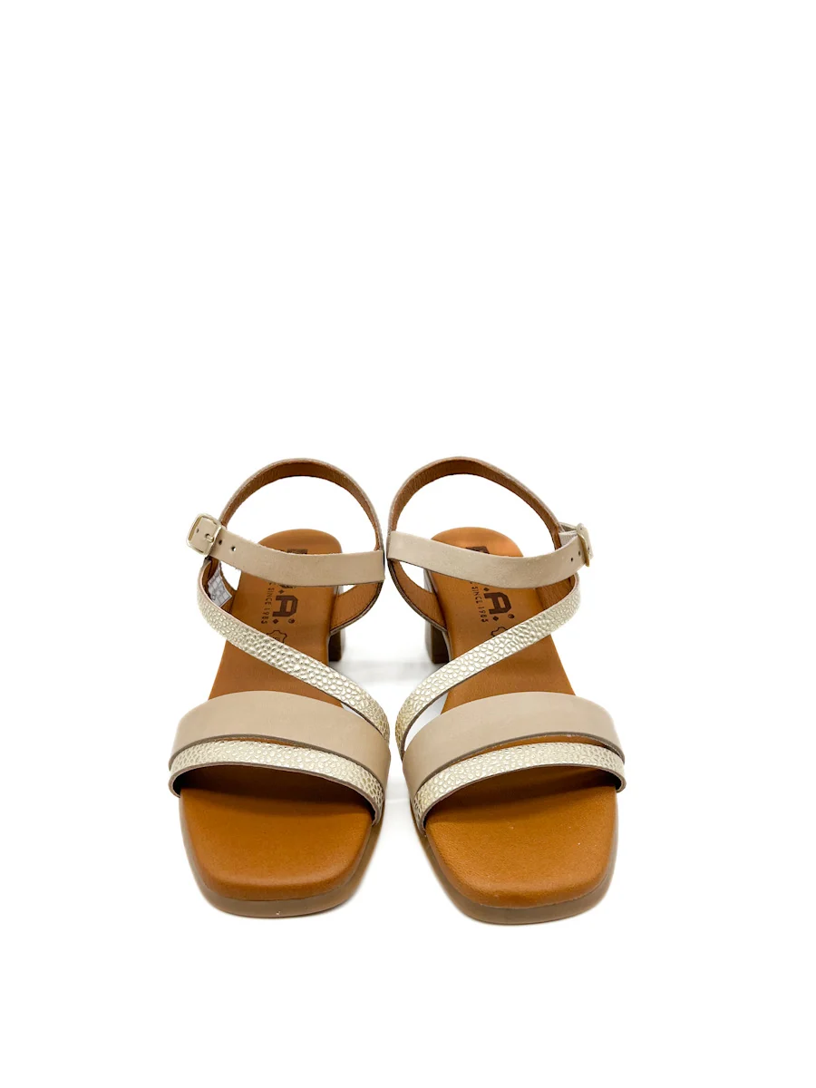 Sandalias de Piel Tacón Medio Referencia 3415 - Imagen 6