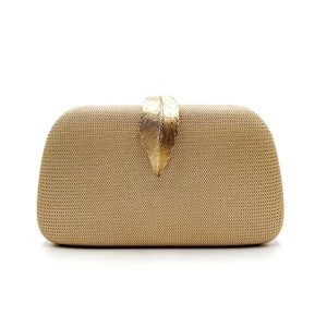 Clutch Hoja Lux Dorado
