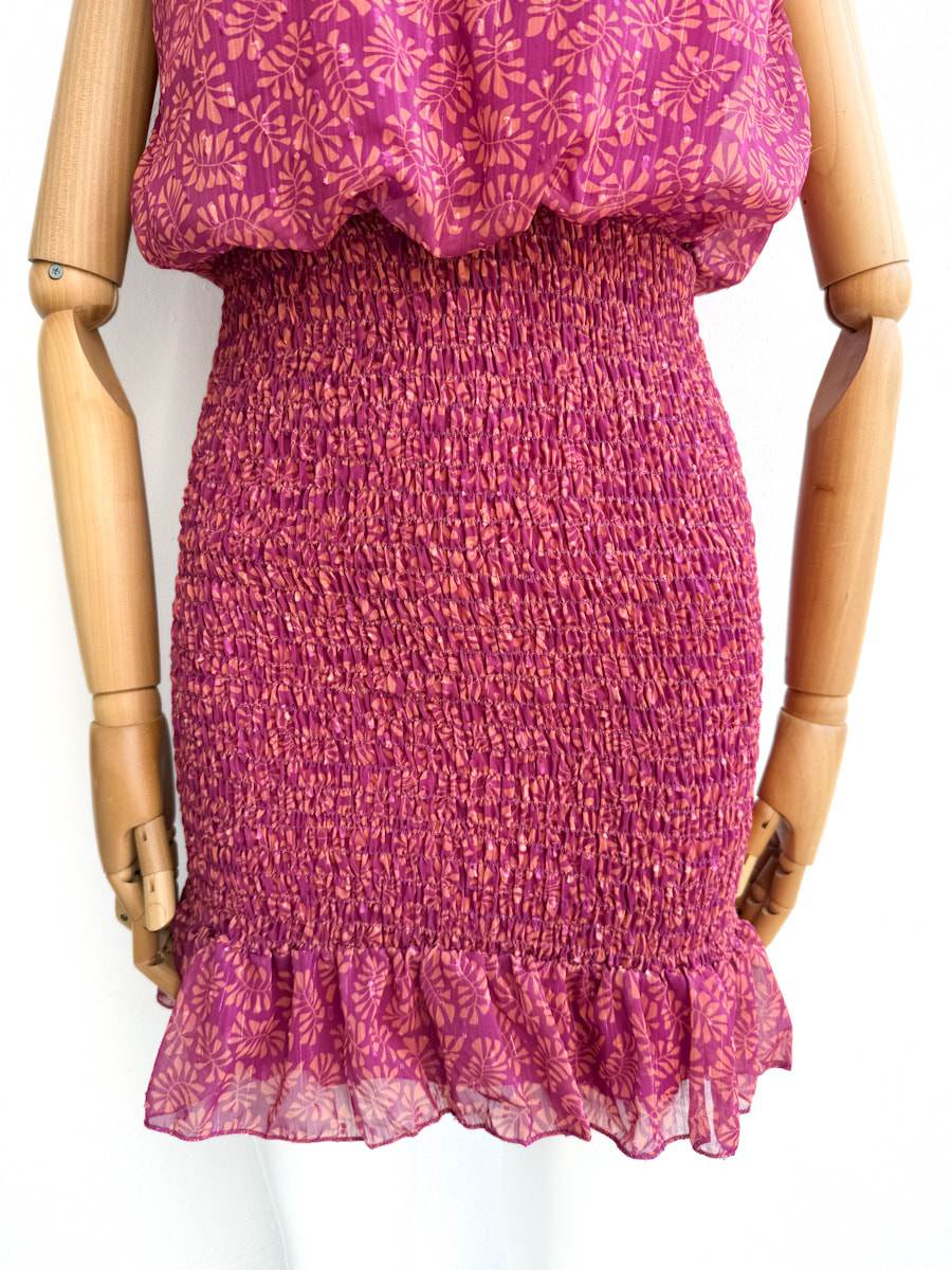 Vestido corto frunces - Imagen 9