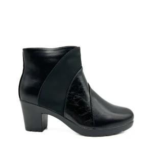Botines Negros Piel Sintética CK1610