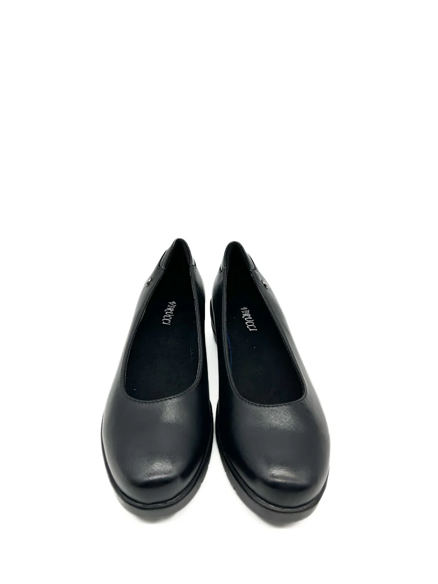 Zapato Cuña Negro Mujer Referencia VRA-1088 - Imagen 6