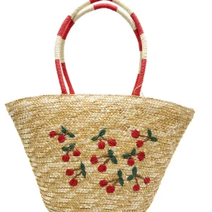 Bolsos mano de rafia bordados