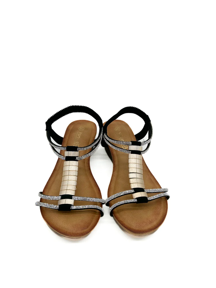 Sandalias Cuña Brillos Referencia ES131 - Imagen 5