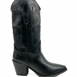 Bota Cowboy Negra Referencia J6159