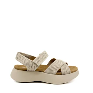 Sandalias Plataforma con Velcro Para Mujer