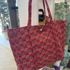 Bolso Acolchado Burdeos