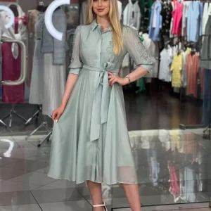 Vestido Floral Bordado