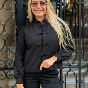 Chaqueta estilo oriental.