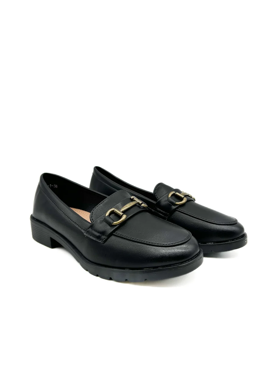 Mocasín Negro de Mujer Referencia 5308-1 - Imagen 4