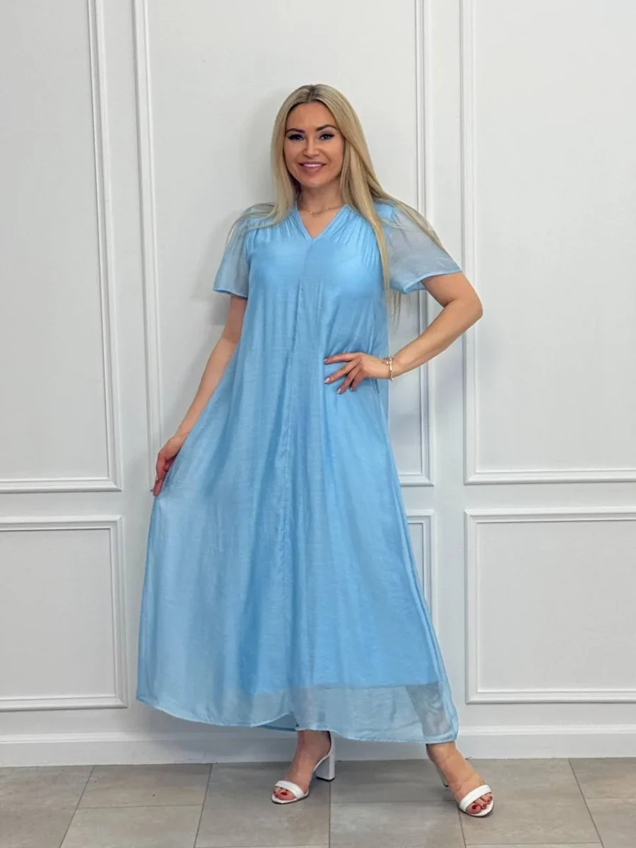 Vestido con escote pronunciado - Imagen 2