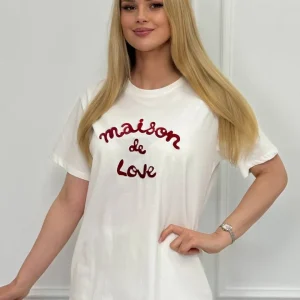 Camiseta Bordado Texto