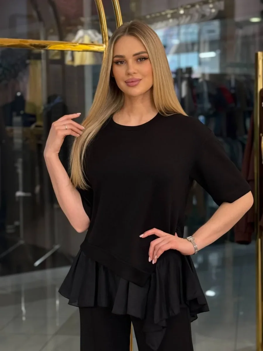 Camiseta con Detalle de Tul - Imagen 3