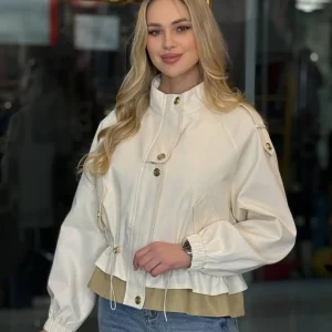 Bomber con bajo dividido
