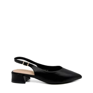 Zapatos Elegantes Destalonado de Tacón Bajo