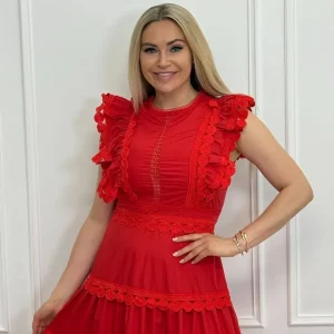 Vestido con volantes