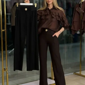 Pantalones con cintura elástica