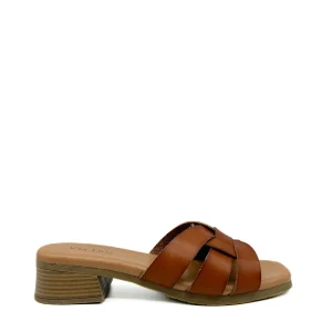 Sandalias planas con tacón trenzado