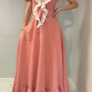 Bata Rocío Cuadro Vichy + Pañoleta