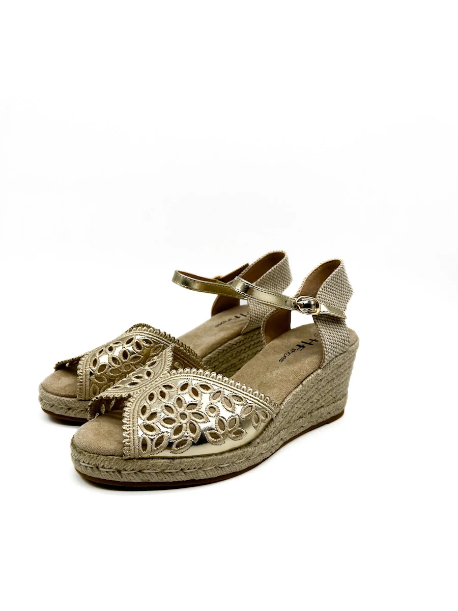 Sandalias Cuña Yute HF3030 - Imagen 4