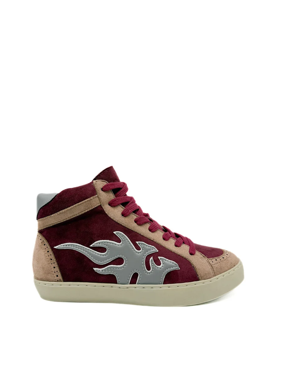 Zapatillas Urbanas de Media Caña con Detalle de Flama - Imagen 9