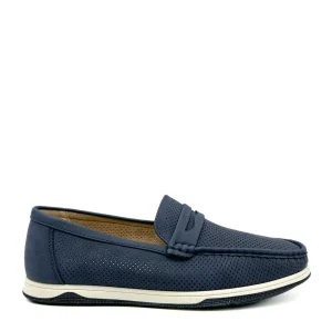 Mocasines Ornamental de Antifaz En El Empeine Para Hombre