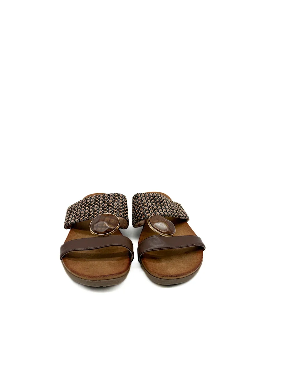 Sandalias Planas de Confort Estilo Casual con Tira de Efecto Rafia Trenzada - Imagen 6