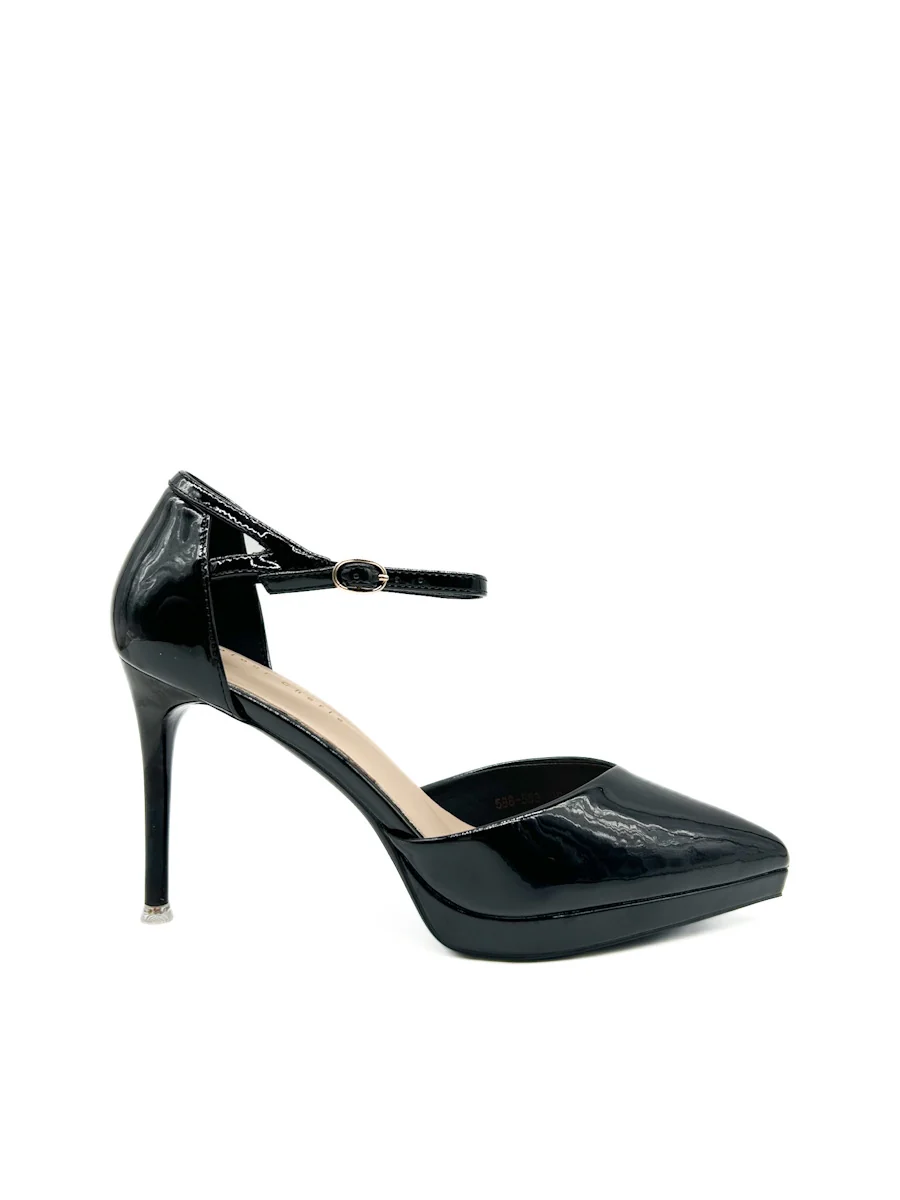 Zapatos de Charol Tacó Alto Con Plataforma - Imagen 7