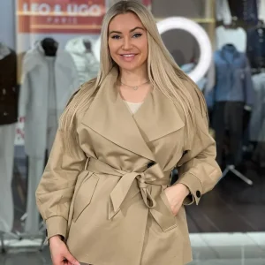 Trench con cuello