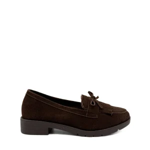 Mocasines de Antelina para Mujer, Detalle de Flecos