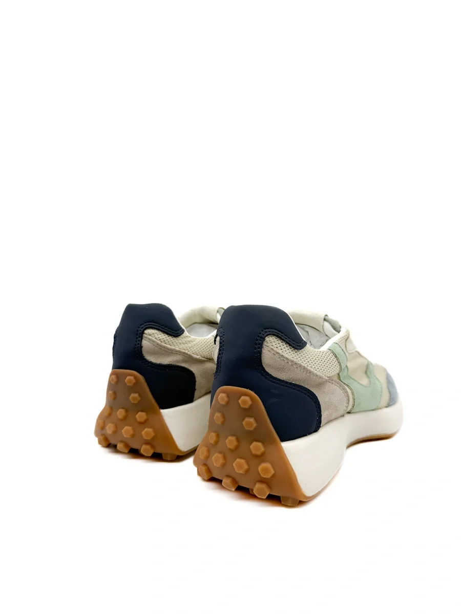Corina Zapatillas Deportivas Retro con Paneles de Antelina y Malla - Imagen 5