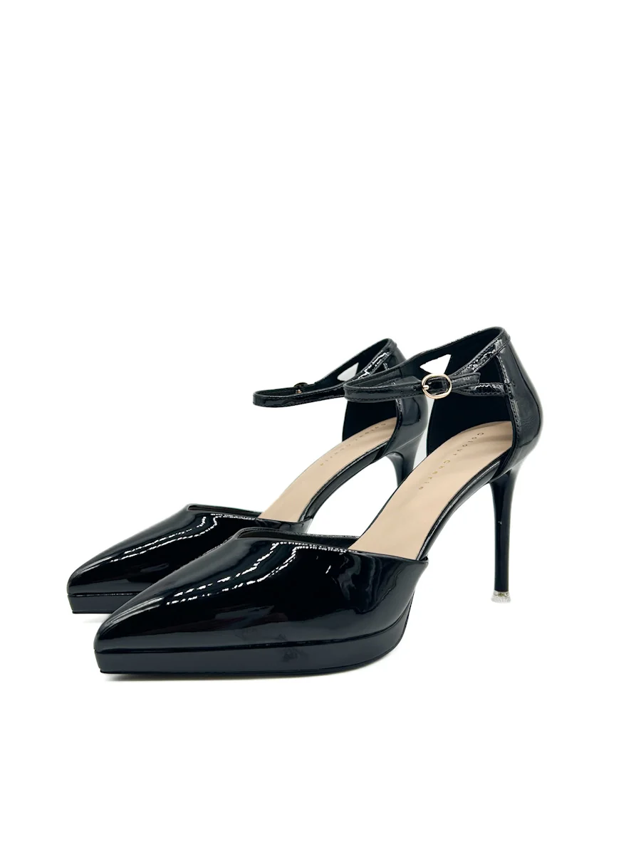 Zapatos de Charol Tacó Alto Con Plataforma - Imagen 9