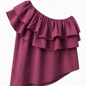 Blusa One Shoulder con Volantes | Elegancia y Estilo