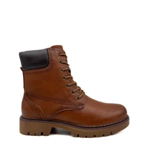 Bota Militare con Cremallera Lateral y Suela de Alto Agarre