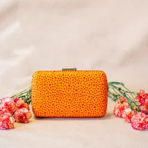 Clutch Diamond Naranja