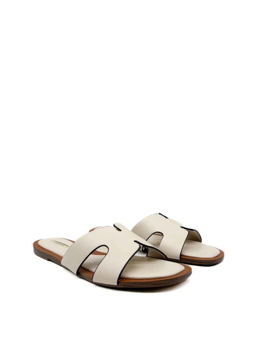 Sandalias Planas con Diseño en "H" – Elegancia y Comodidad - Imagen 9