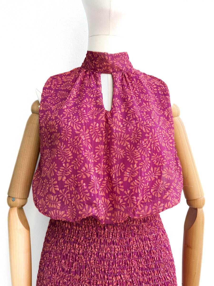 Vestido corto frunces - Imagen 7