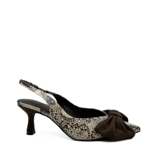 Zapato Salón Efecto de Piel Serpiente A3314