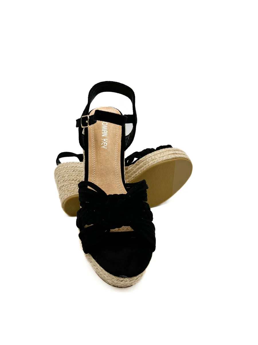 Sandalias Cuña Yute Mujer AA27 - Imagen 9