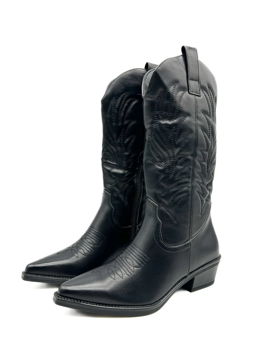 Bota Cowboy Negra Referencia CL131 - Imagen 3