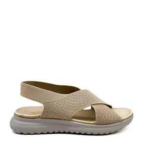 Sandalias Diseño Cruzado con Cierre Ajustado Elástico HD103