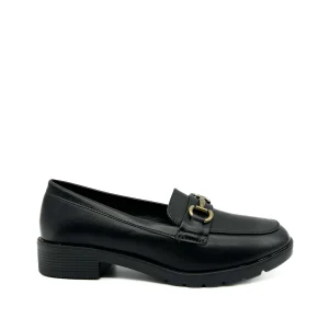 Mocasín Negro de Mujer Referencia 5308-1