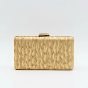 Clutch Plisado Oro