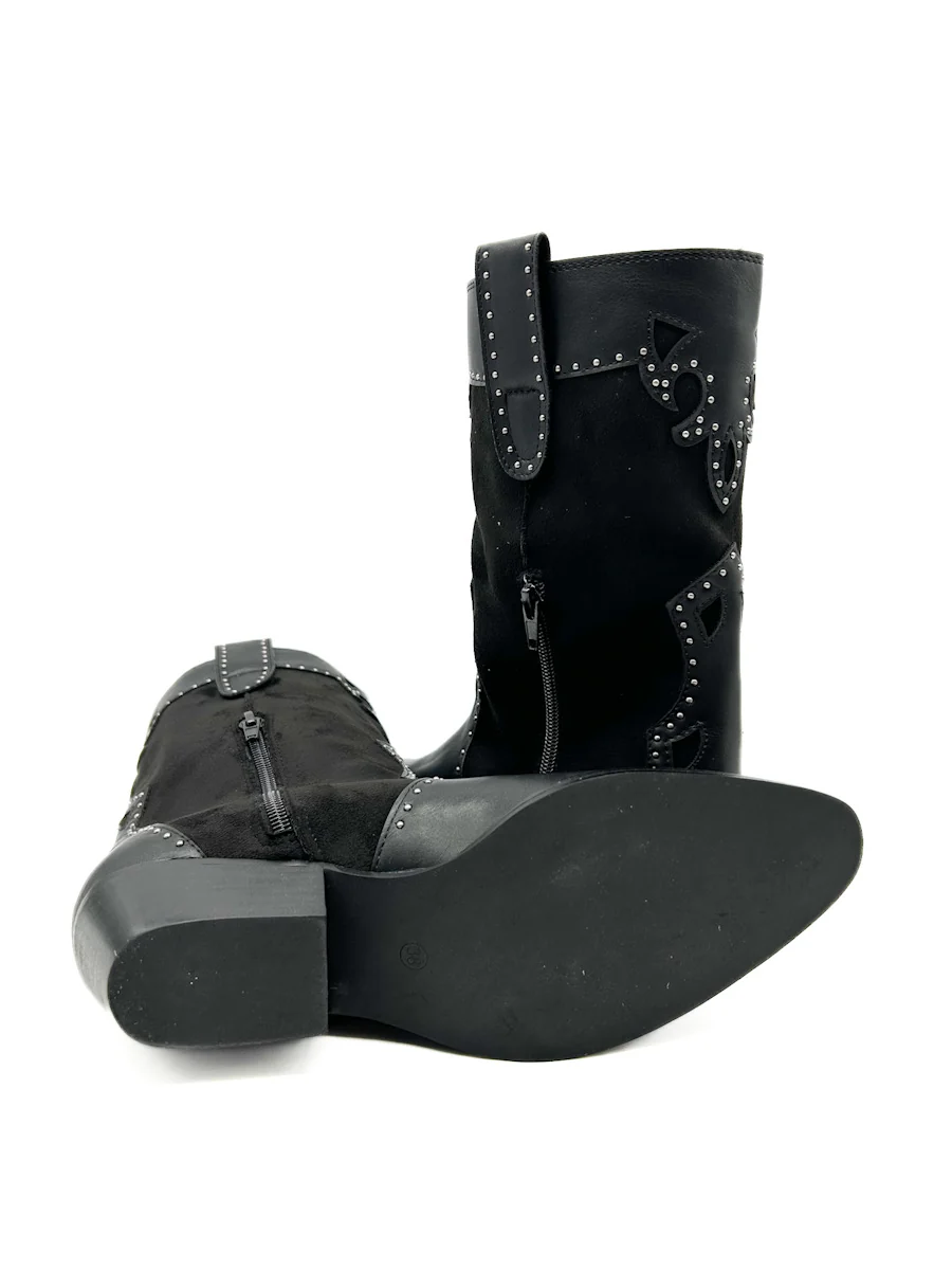 Bota Cowboy Tachas Corina M4632 - Imagen 7