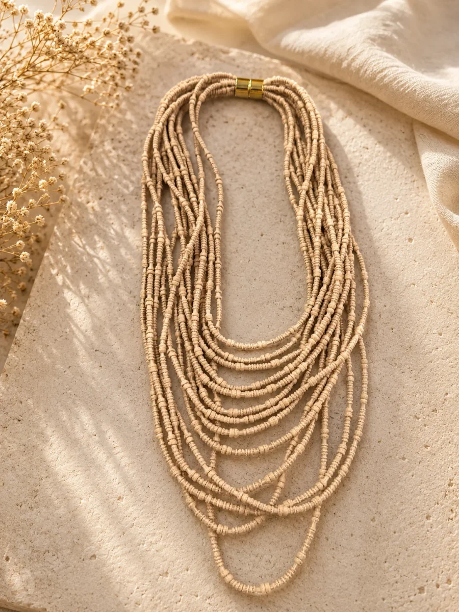 Collar Multi Cuerdas 4 Colores - Imagen 3