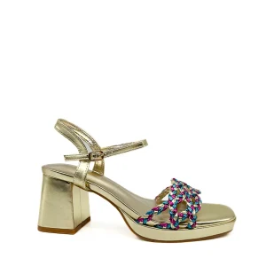 Sandalias Fiesta Metalizado Y3213
