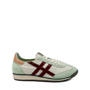Zapatillas Corina Retro Multicolores de Antelina con Suela Dentada para Mujer