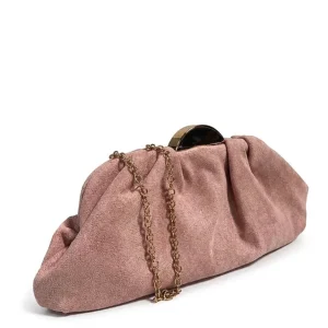 Bolso de Mano Ante Rosa