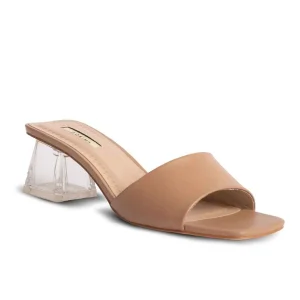 Sandalias Tacón Transparente Para Mujer, Corina M3224