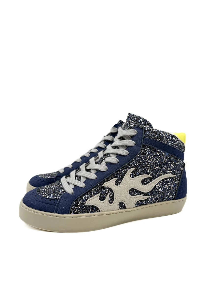 Zapatillas Urbanas de Media Caña con Detalle de Flama - Imagen 4