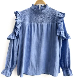 Blusa Rayas Azul